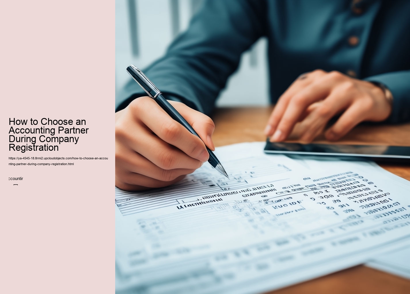 How to Choose an Accounting Partner During Company Registration